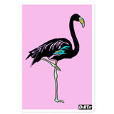 Flamingo Bubble-free stickers